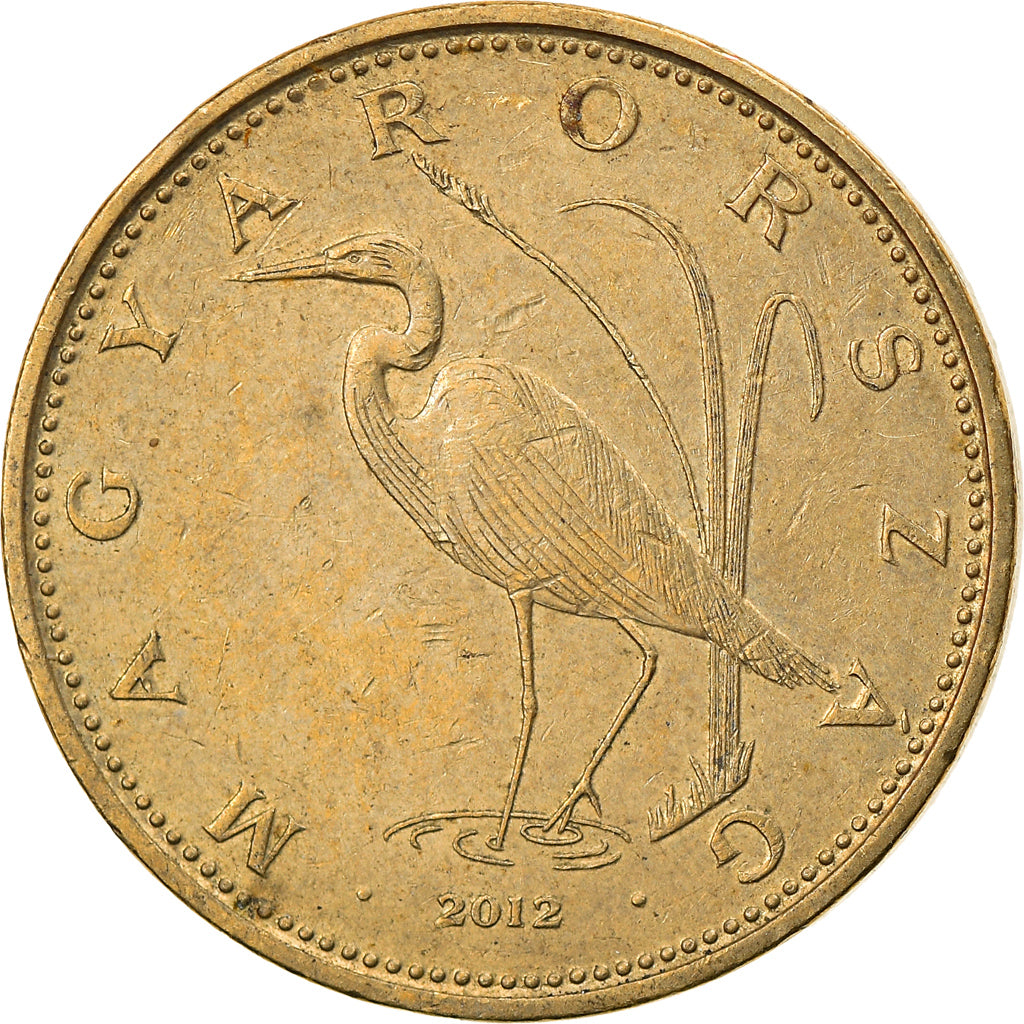 Coin, Hungary, 5 Forint, 2012, Budapest, EF(40-45), Nickel-brass, KM:847
