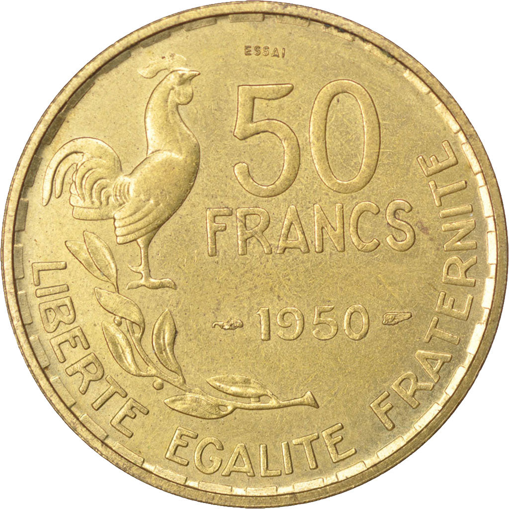 Monnaie, France, 50 Francs, 1950, SUP, Aluminum-Bronze, KM:E94, Gadoury:880