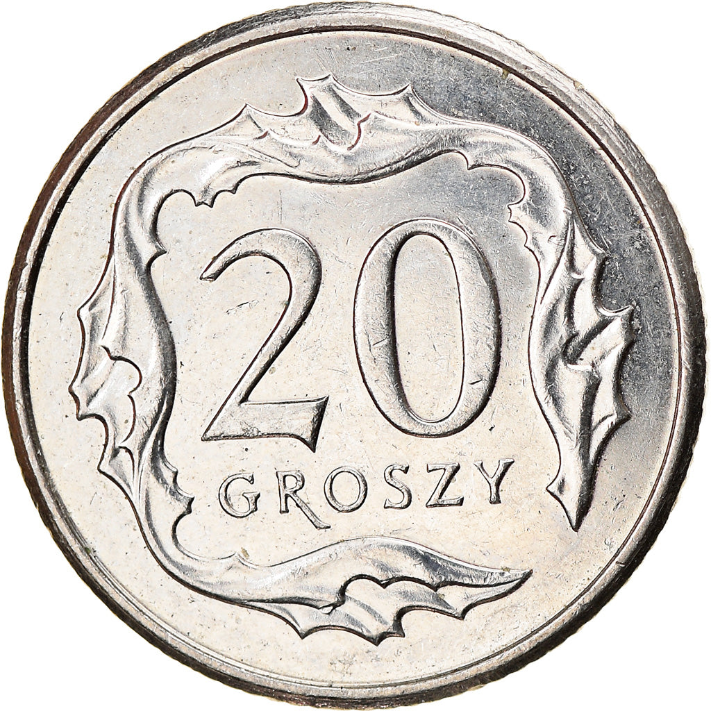 Moneta, Polonia, 20 Groszy, 2015, Warsaw, BB, Rame-nichel, KM:280