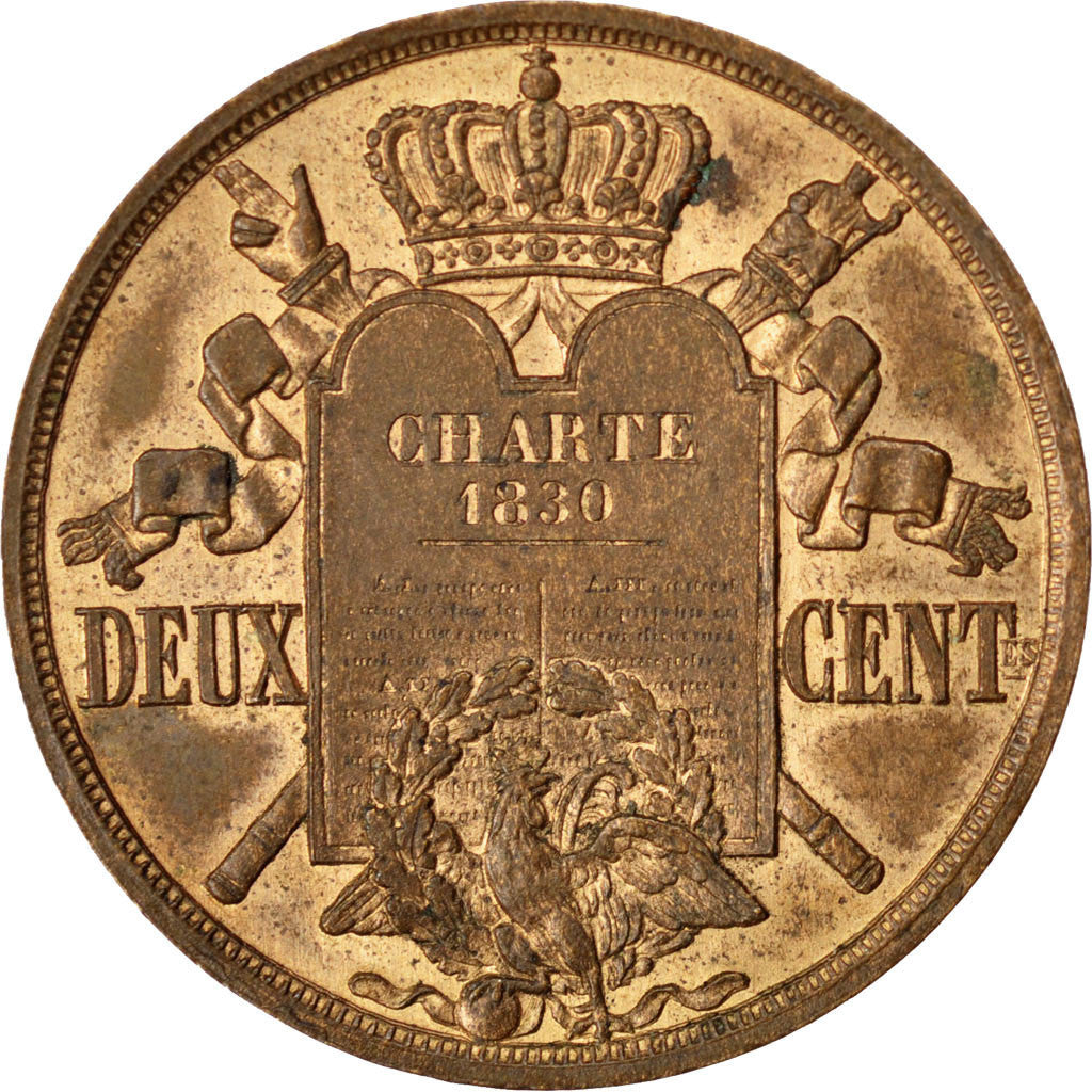 Francia, 2 Centimes, 1847, SPL-, Bronzo, Gadoury:100