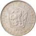 Moneta, Czechosłowacja, 5 Korun, 1990, EF(40-45), Miedź-Nikiel, KM:60