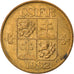 Moneta, Czechosłowacja, Koruna, 1992, EF(40-45), Miedź-Aluminium, KM:151