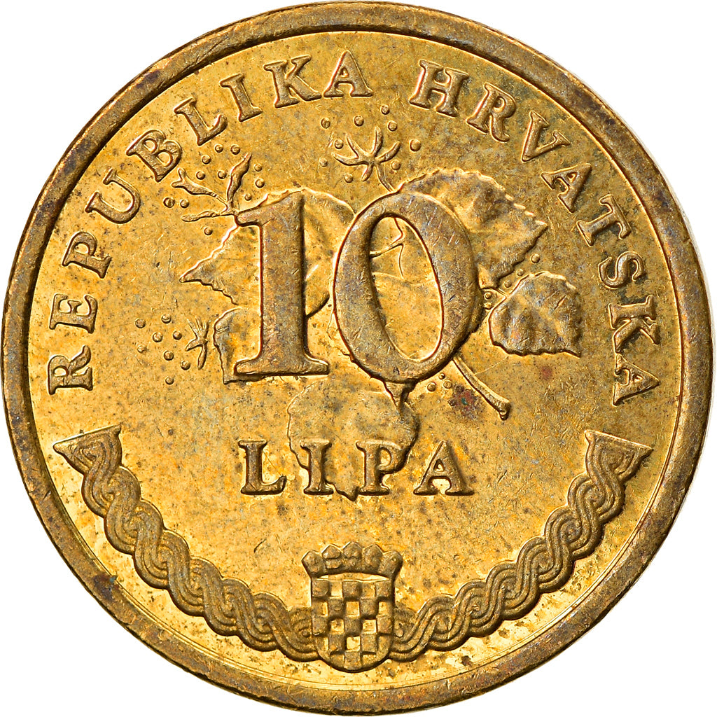 Moneta, Croazia, 10 Lipa, 2013, BB, Acciaio placcato ottone, KM:6