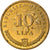 Coin, Croatia, 10 Lipa, 2013, EF(40-45), Brass plated steel, KM:6