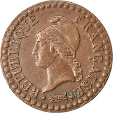 FRANCE, Dupré, Centime, 1798, Paris, KM #646, EF(40-45), Bronze, 18, Gadoury #76