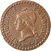 FRANCE, Dupré, Centime, 1798, Paris, KM #646, EF(40-45), Bronze, 18, Gadoury #76