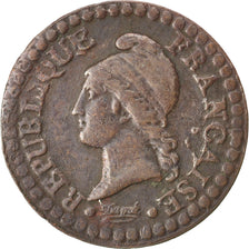 FRANCE, Dupré, Centime, 1799, Paris, KM #646, VF(20-25), Bronze, 18, Gadoury #76