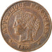 FRANCE, Cérès, Centime, 1886, Paris, KM #826.1, EF(40-45), Bronze, Gadoury #88,