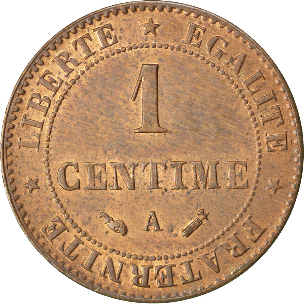 IIIème République, 1 Centime Cérès 1888 A, KM 826.1