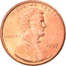 Coin, United States, Lincoln Cent, Cent, 1997, U.S. Mint, Philadelphia