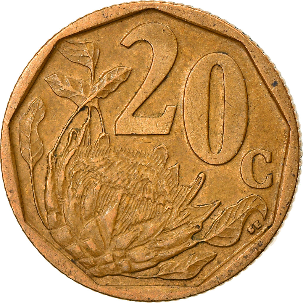 Munten, Zuid Afrika, 20 Cents, 2006, Pretoria, ZF, Bronze Plated Steel, KM:488