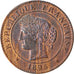 Coin, France, Cérès, Centime, 1896, Paris, AU(55-58), Bronze, KM:826.1