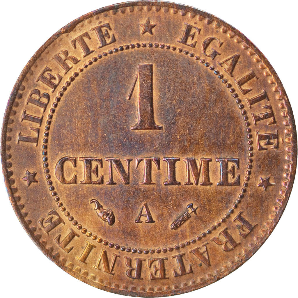 Coin, France, Cérès, Centime, 1896, Paris, AU(55-58), Bronze, KM:826.1