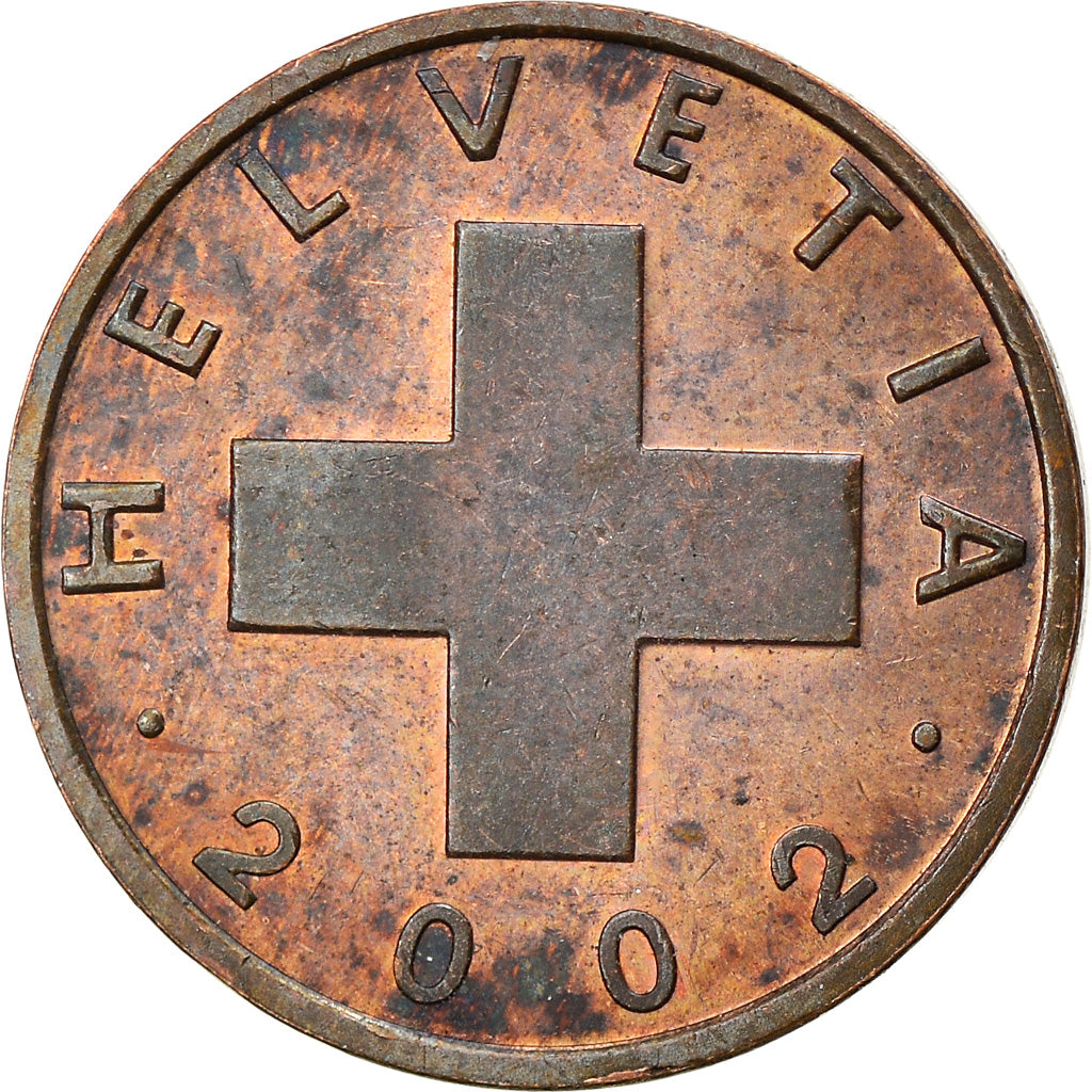 Moneta, Svizzera, Rappen, 2002, Bern, BB, Bronzo, KM:46
