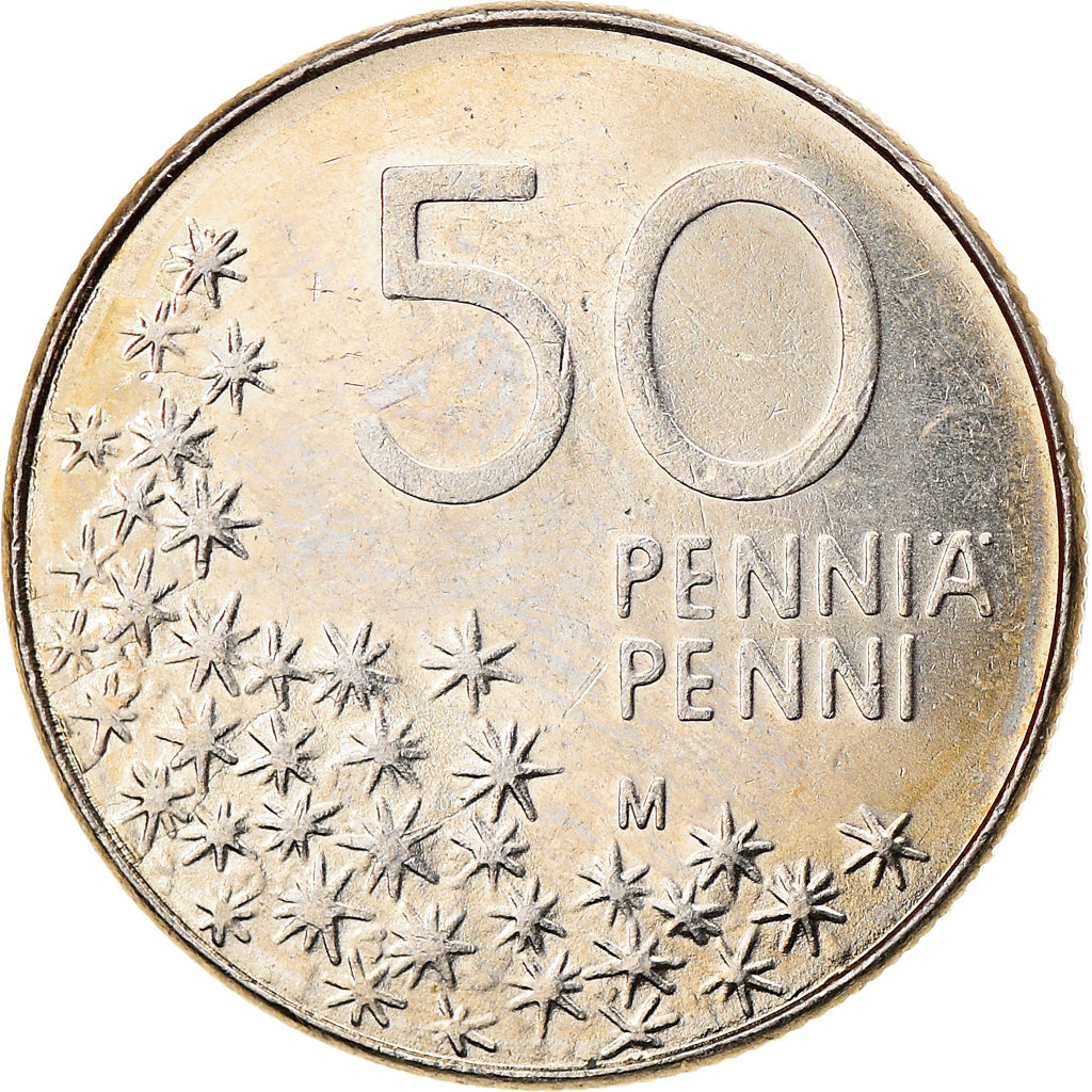 Monnaie, Finlande, 50 Penniä, 1993, TTB, Copper-nickel, KM:66