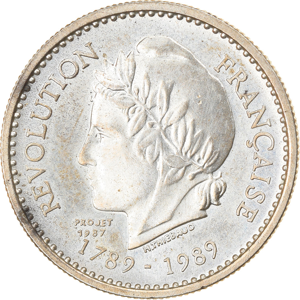 France, Medal, Bicentenaire de la Révolution Française, History, 1989