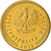 Coin, Poland, 5 Groszy, 2015, Warsaw, EF(40-45), Brass, KM:278