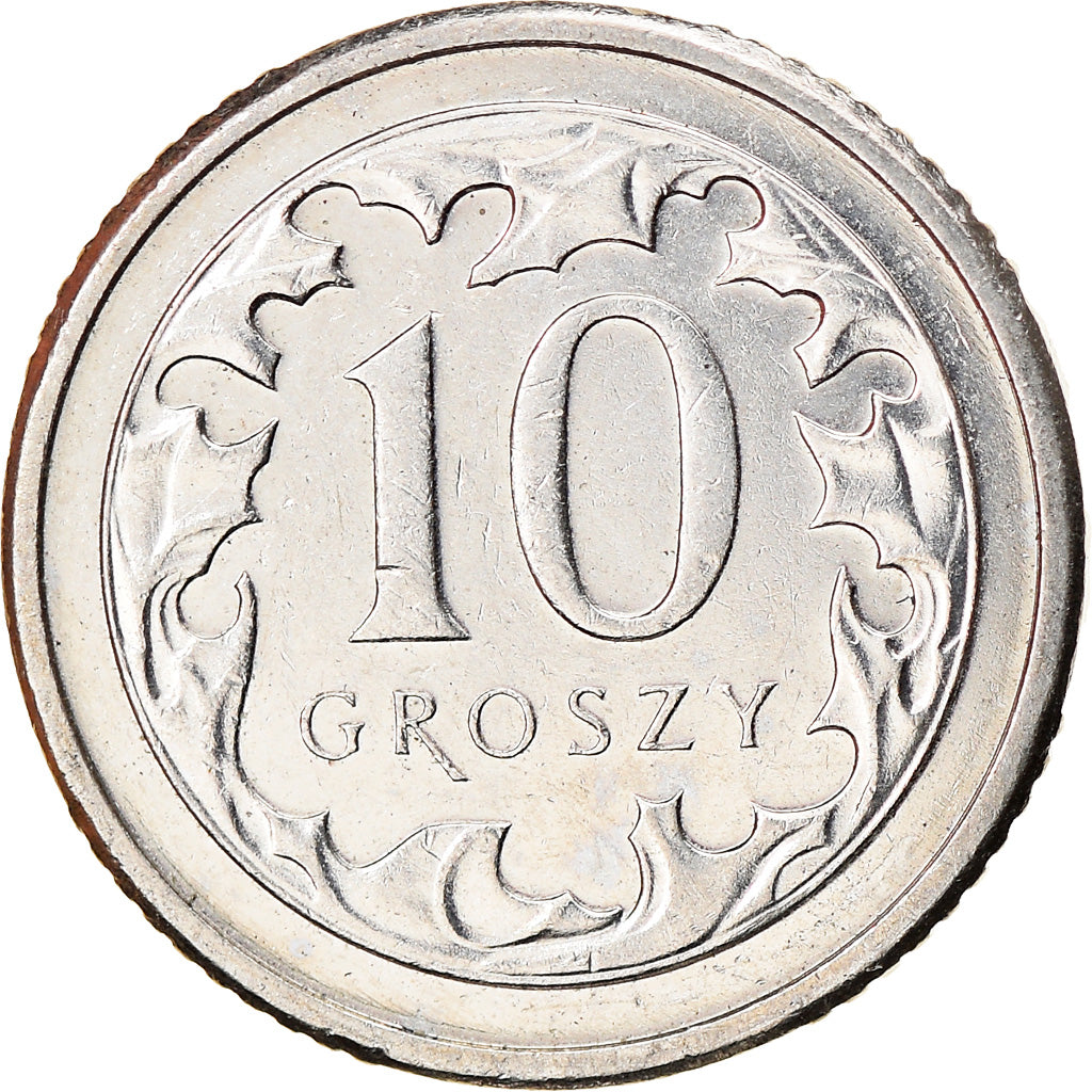 Moneta, Polonia, 10 Groszy, 2015, Warsaw, BB, Rame-nichel, KM:279