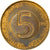 Munten, Slovenië, 5 Tolarjev, 1999, FR+, Nickel-brass, KM:6
