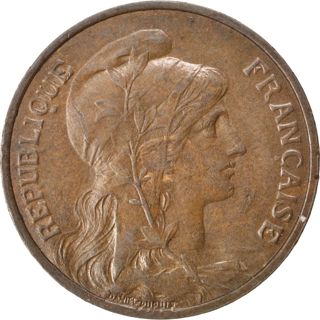 Monnaie, France, Dupuis, 5 Centimes, 1911, TTB+, Bronze, KM:842, Gadoury:165