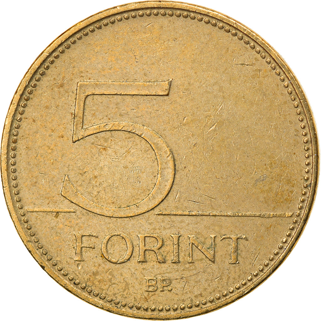 Münze, Ungarn, 5 Forint, 2014, Budapest, SS, Nickel-brass, KM:694