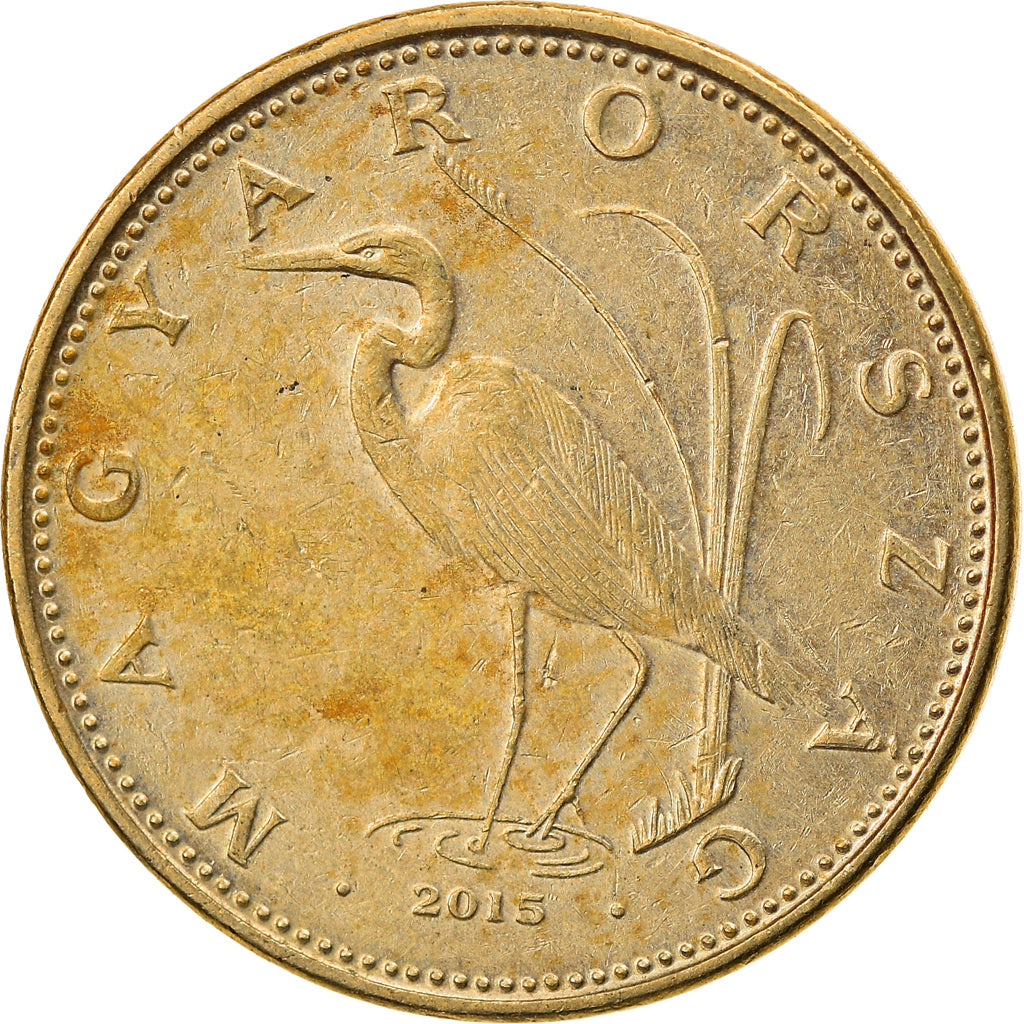 Coin, Hungary, 5 Forint, 2015, Budapest, EF(40-45), Nickel-brass, KM:694