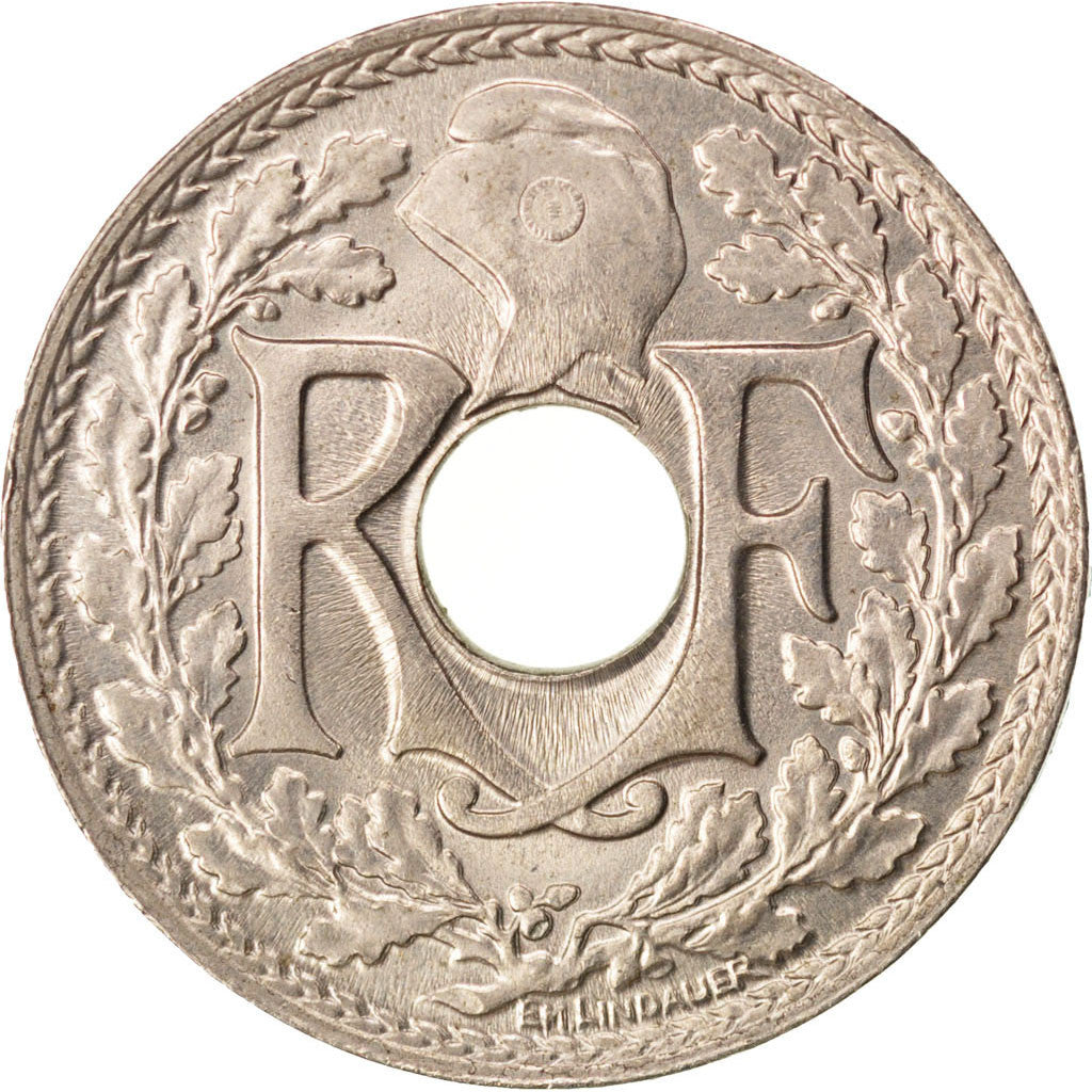 Coin, France, Lindauer, 5 Centimes, 1918, MS(60-62), Copper-nickel, KM:865