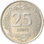 Moneta, Turcja, 25 Kurus, 2015, EF(40-45), Miedź-Nikiel, KM:1242