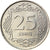 Moneta, Turcja, 25 Kurus, 2015, AU(50-53), Miedź-Nikiel, KM:1242