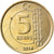 Moneta, Turcja, 5 Kurus, 2014, EF(40-45), Mosiądz, KM:1240