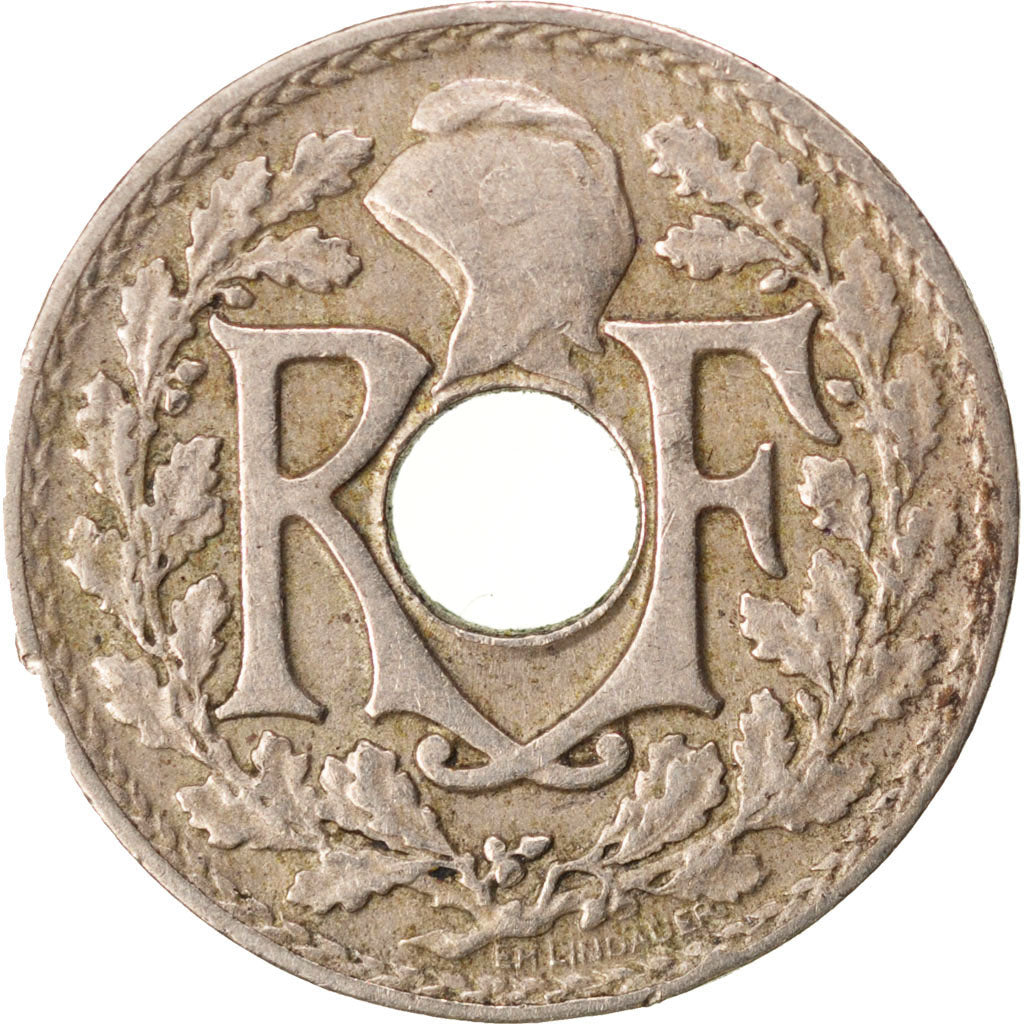 FRANCE, Lindauer, 5 Centimes, 1920, KM #875, VF(30-35), Copper-Nickel, 17,...