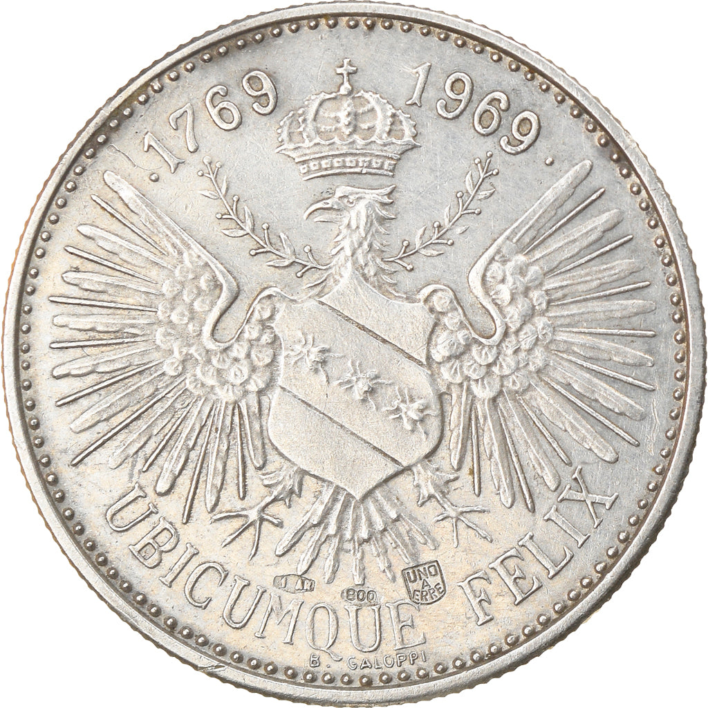 Italy, Medal, Napoleone Sovrano Dell'Elba, History, 1969, Galoppi, MS(60-62)
