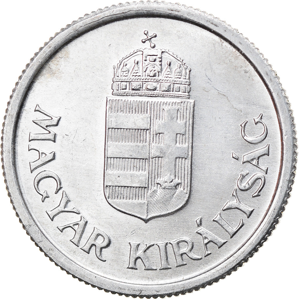 Coin, Hungary, Pengo, 1941, AU(55-58), Aluminum, KM:521