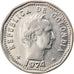 Moneta, Colombia, 50 Centavos, 1974, BB+, Acciaio ricoperto in nichel, KM:244.1