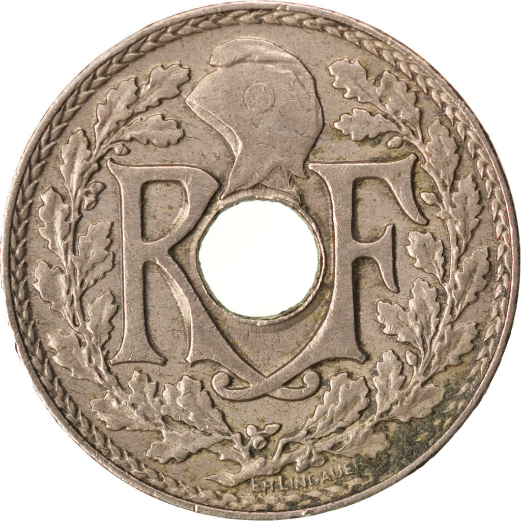 Coin, France, Lindauer, 5 Centimes, 1927, EF(40-45), Copper-nickel, KM:875