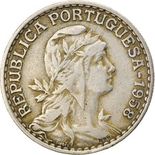 Coin, Portugal, Escudo, 1958, VF(30-35), Copper-nickel, KM:578