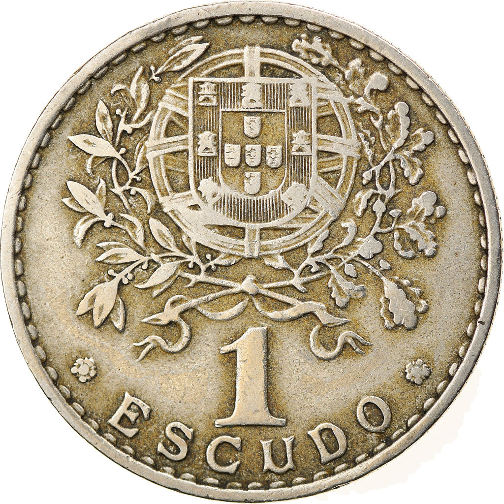 Coin, Portugal, Escudo, 1958, VF(30-35), Copper-nickel, KM:578