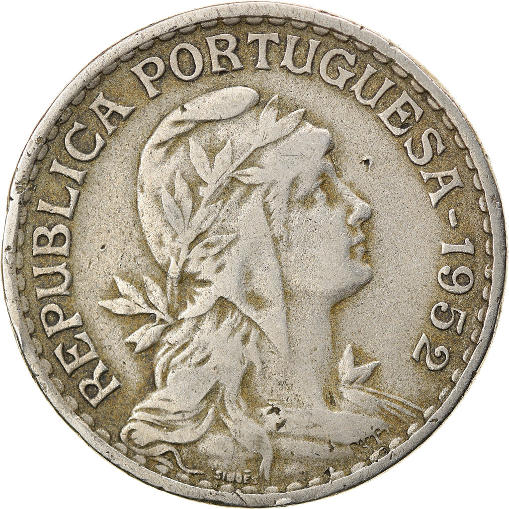Moneta, Portogallo, Escudo, 1952, BB, Rame-nichel, KM:578