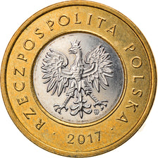 Coin, Poland, 2 Zlote, 2017, Warsaw, EF(40-45), Bi-Metallic, KM:283