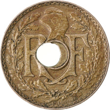 FRANCE, Lindauer, 5 Centimes, 1935, KM #875, EF(40-45), Copper-Nickel, 17,...