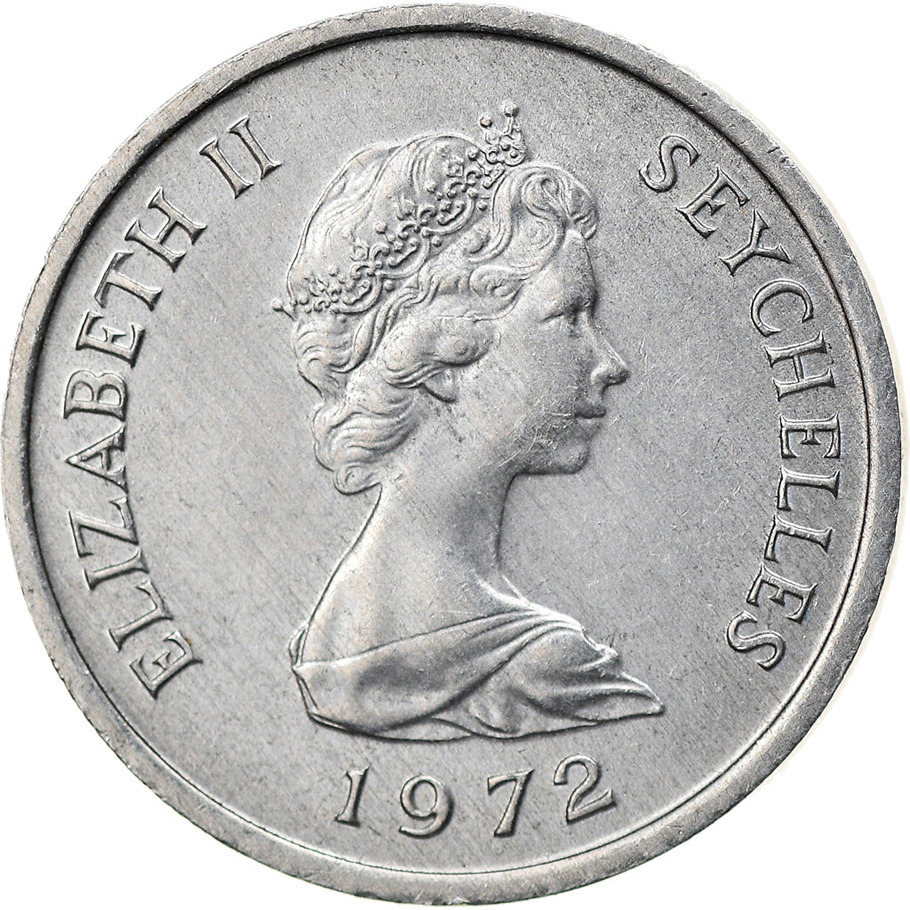Coin, Seychelles, Cent, 1972, British Royal Mint, AU(50-53), Aluminum, KM:17