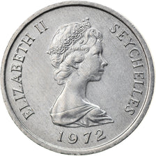 Coin, Seychelles, Cent, 1972, British Royal Mint, AU(50-53), Aluminum, KM:17