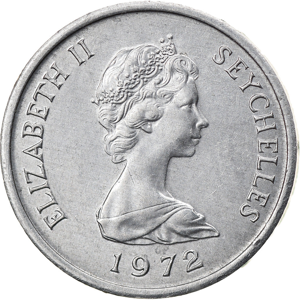 Coin, Seychelles, Cent, 1972, British Royal Mint, AU(50-53), Aluminum, KM:17