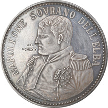 Italy, Medal, Napoleone Sovrano Dell'Elba, History, 1969, Galoppi, MS(63)