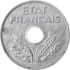 FRANCE, État français, 20 Centimes, 1944, Paris, KM #900.2, AU(55-58), Zinc, Ga.