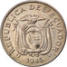 Monnaie, Équateur, 20 Centavos, 1946, TTB+, Copper-nickel, KM:77.1b