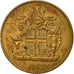 Coin, Iceland, Krona, 1957, EF(40-45), Nickel-brass, KM:12a