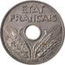 FRANCE, État français, 20 Centimes, 1944, Paris, KM #900.2, AU(55-58), Zinc, Ga.