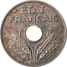 Coin, France, État français, 20 Centimes, 1944, Paris, EF(40-45), Zinc