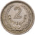 Moneta, Urugwaj, 2 Centesimos, 1953, Santiago, EF(40-45), Miedź-Nikiel, KM:33